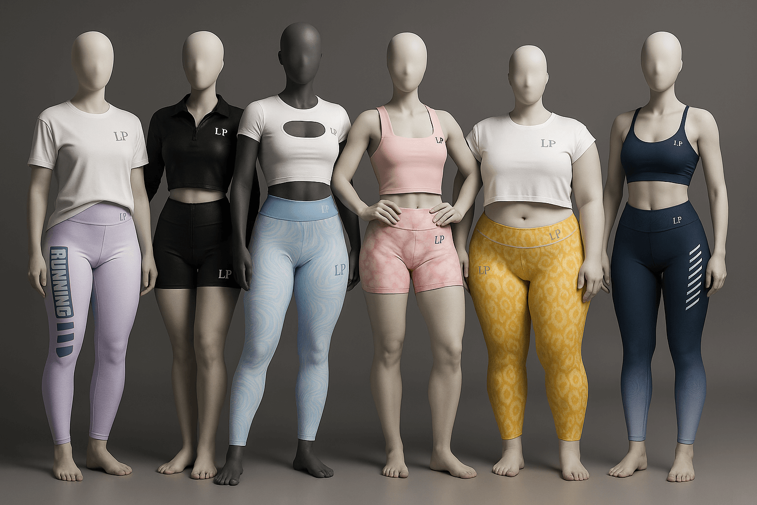 Mannequins displaying Las prendas collection